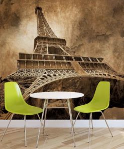 Fototapet med motivet: Eiffeltornet Sepia