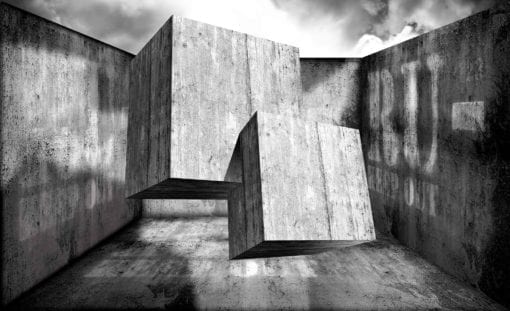 Fototapet med motivet: Abstrakt Modern Betong