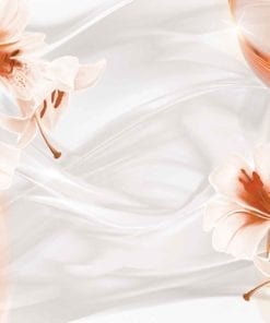 Fototapet med motivet: Blommor Liljor Abstrakt Modern