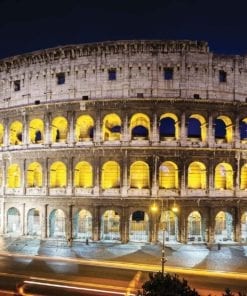 Fototapet med motivet: Coloseum på natten