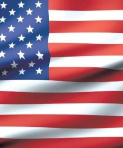 Fototapet med motivet: Flagga United States USA
