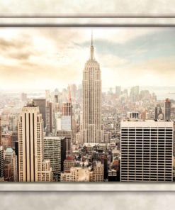 Fototapet med motivet: New York City Utsikt Pelare
