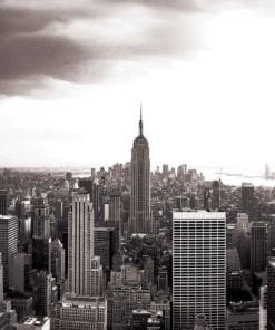 Fototapet med motivet: Staden New York Skyline Empire State