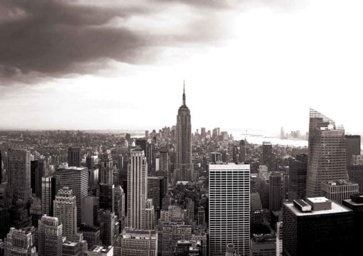 Fototapet med motivet: Staden New York Skyline Empire State