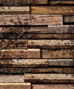 Fototapet med motivet: Trä plankor textur träd skugga